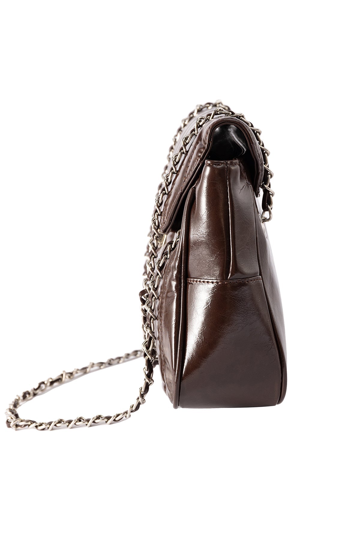 Women's Handbag Scott Cashmere Design - Brown Style 1