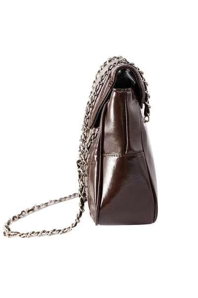 Women's Handbag Scott Cashmere Design - Brown Style 1