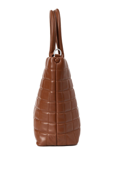 Women's Handbag Scott Cashmere Design - Brown Style 7