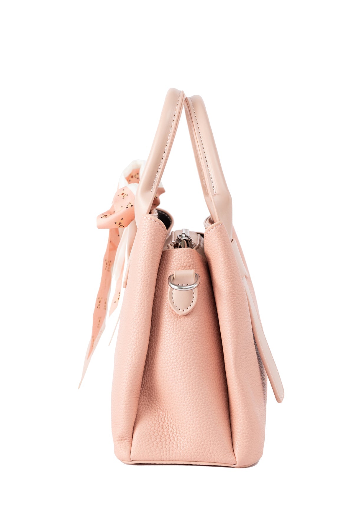 Women's Handbag Scott Cashmere Design - Pink Style 1