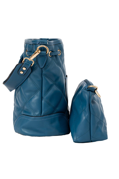 Women's Handbag Scott Cashmere Design - Turquoise