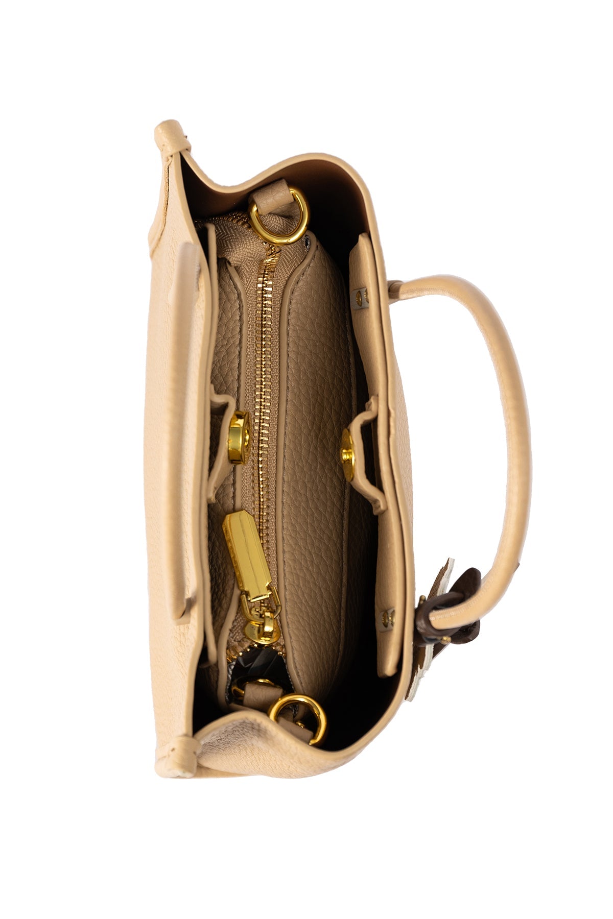 Women's Handbag Scott Cashmere Design - Beige Style 3