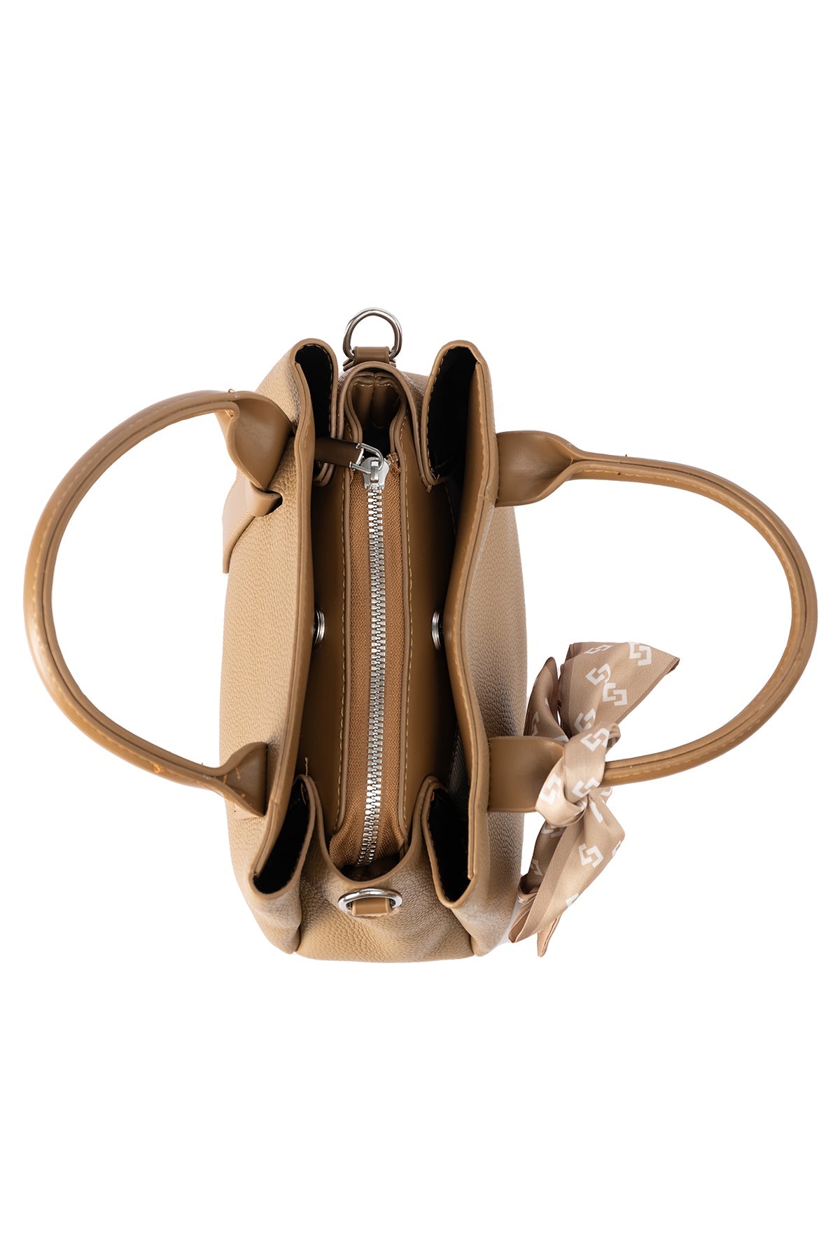 Women's Handbag Scott Cashmere Design - Camel Style 1