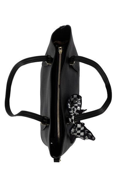 Women's Handbag Scott Cashmere Design - Black Style 16