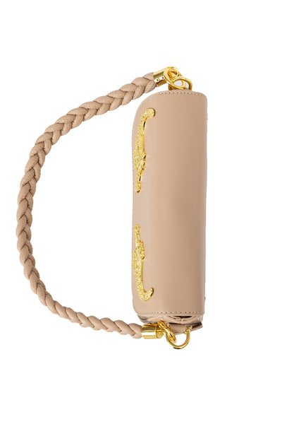 Women's Handbag Scott Cashmere Design - Beige Style 6