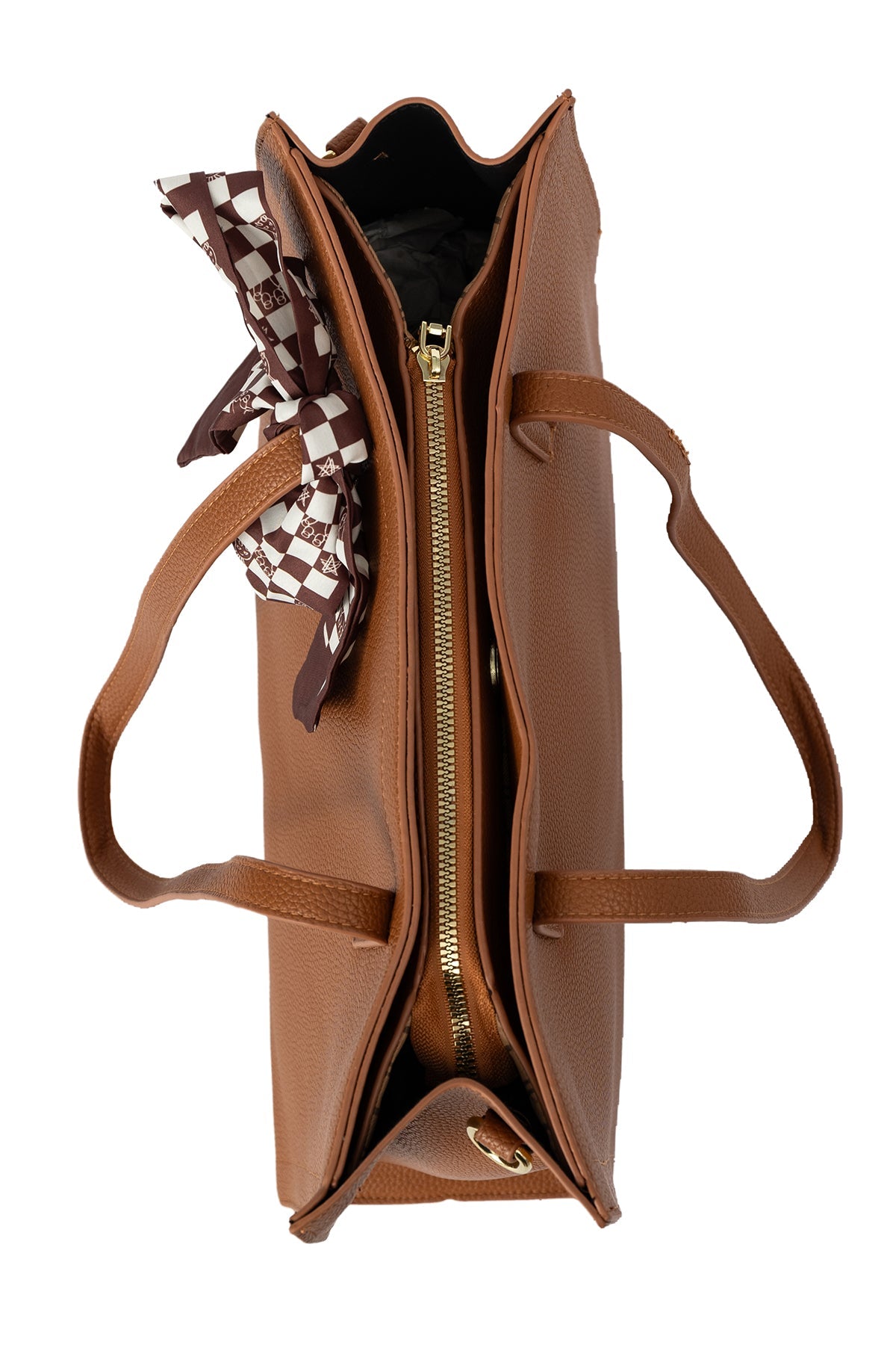 Women's Handbag Scott Cashmere Design - Camel Style 3