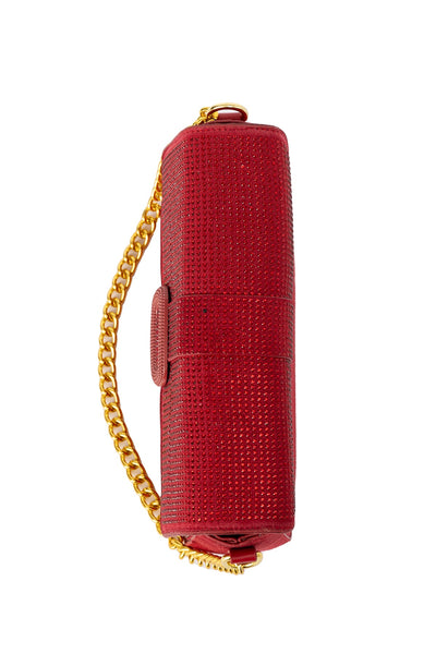 Women's Handbag Scott Cashmere Design - Crystal Red