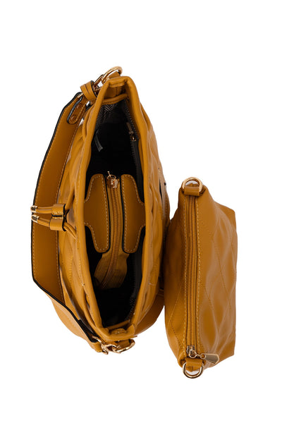 Women's Handbag Scott Cashmere Design - Mustard Style 2