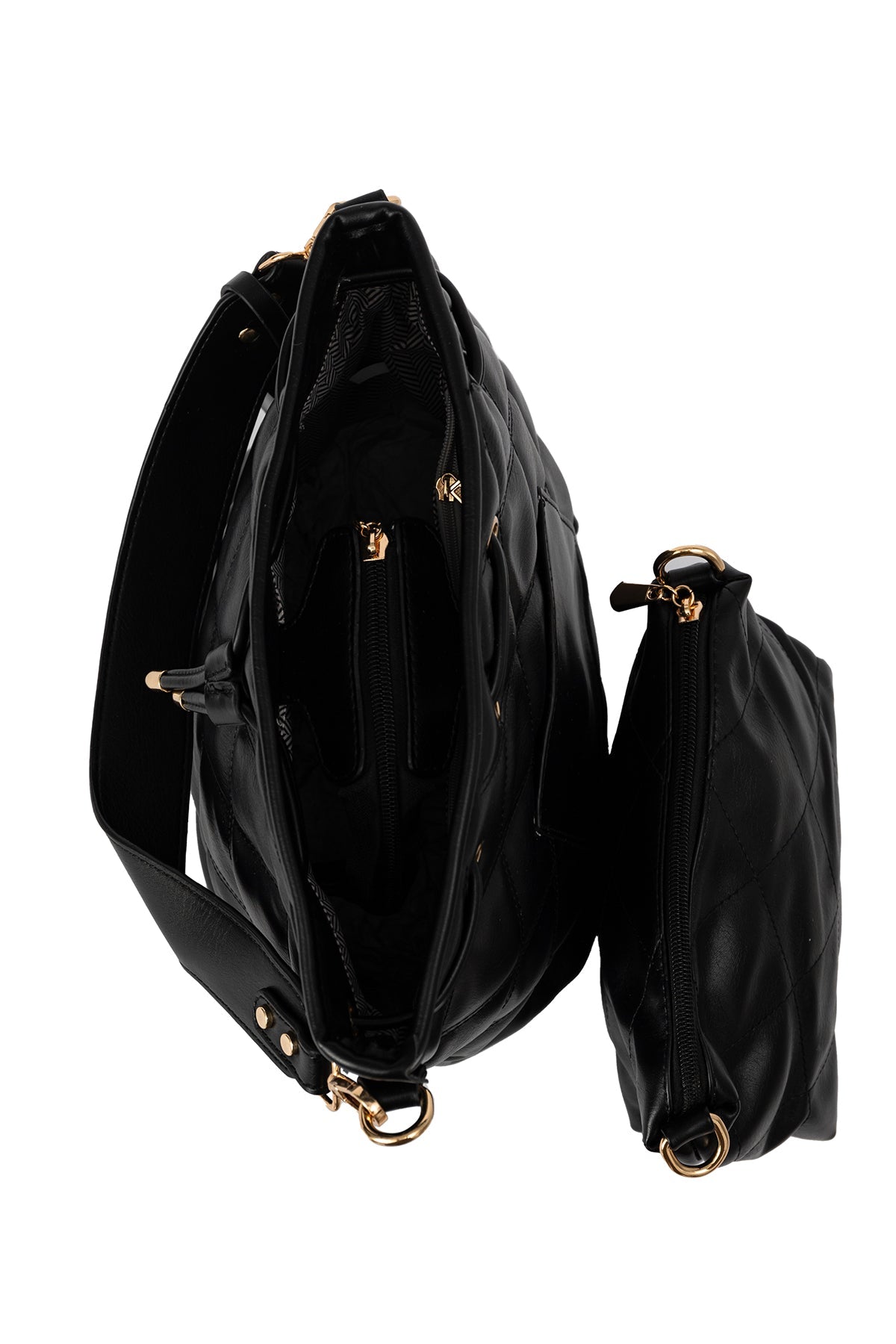 Women's Handbag Scott Cashmere Design - Black Style 21