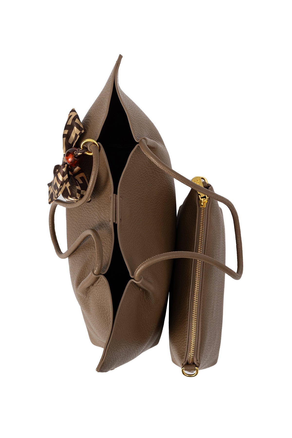 Women's Handbag Scott Cashmere Design - Chocolate Style 3