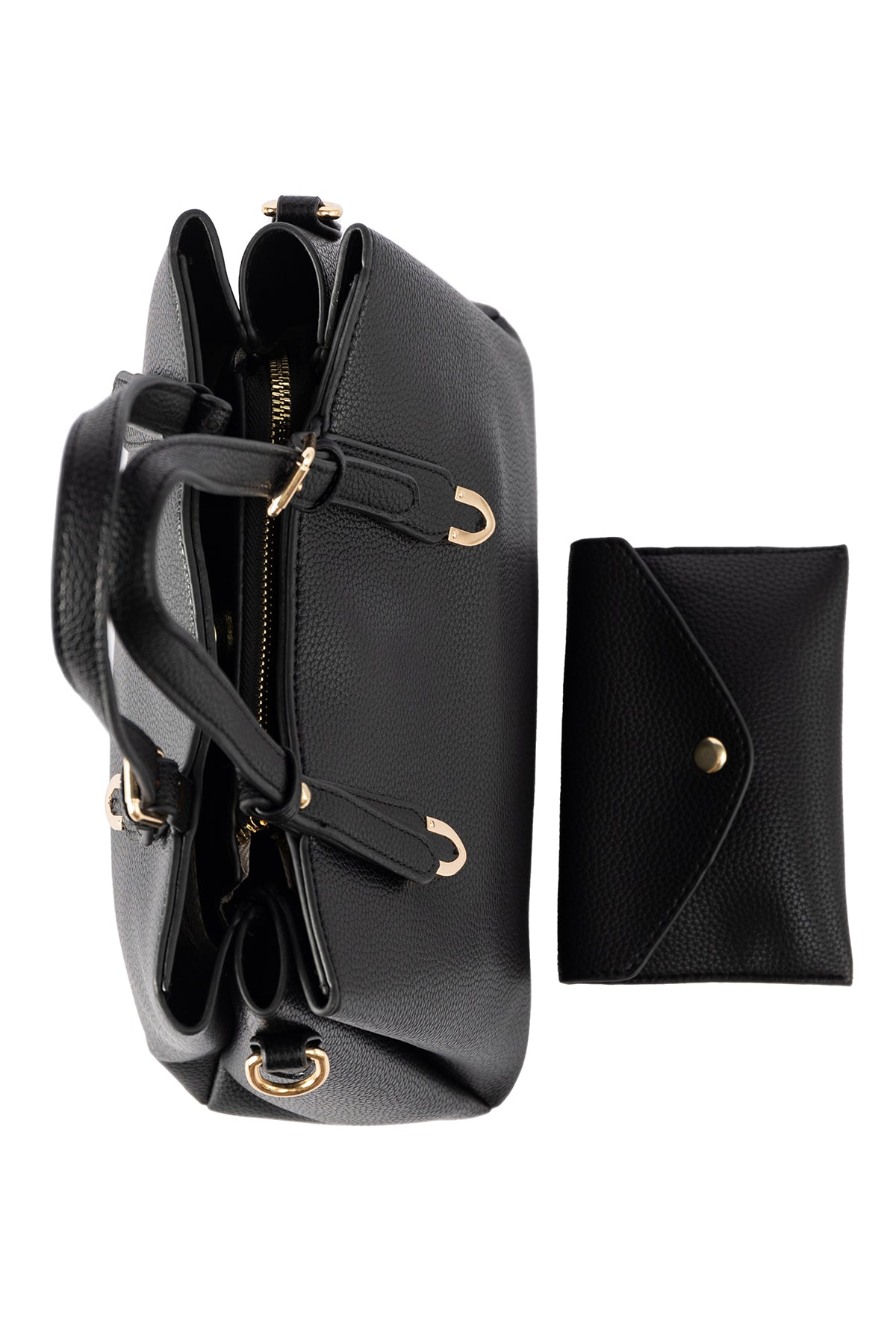 Women's Handbag Scott Cashmere Design - Black Style 12