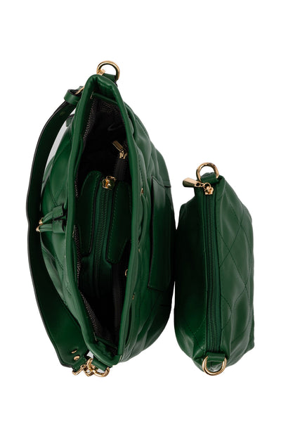 Women's Handbag Scott Cashmere Design - Green Style 4