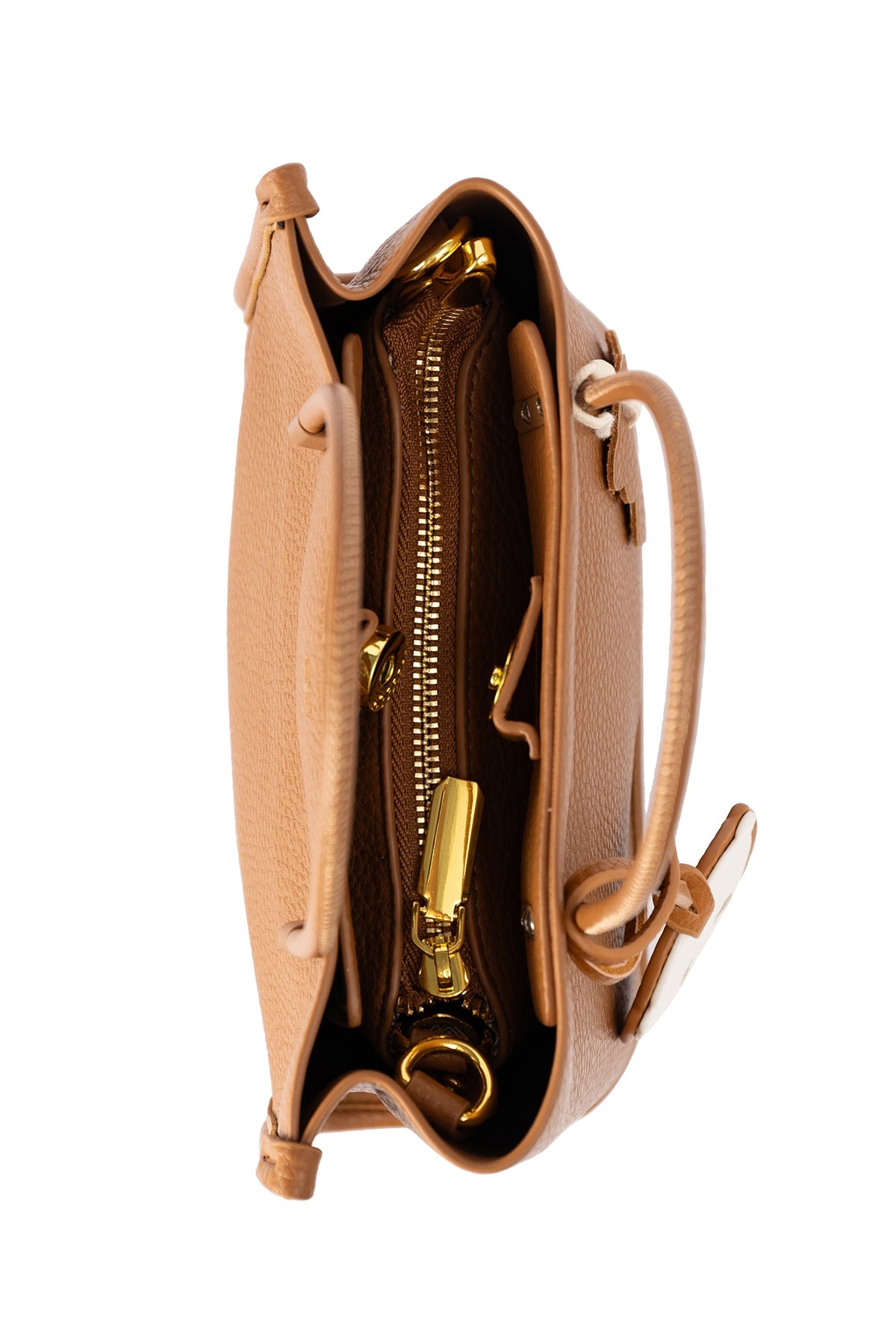 Women's Handbag Scott Cashmere Design - Camel Style 2