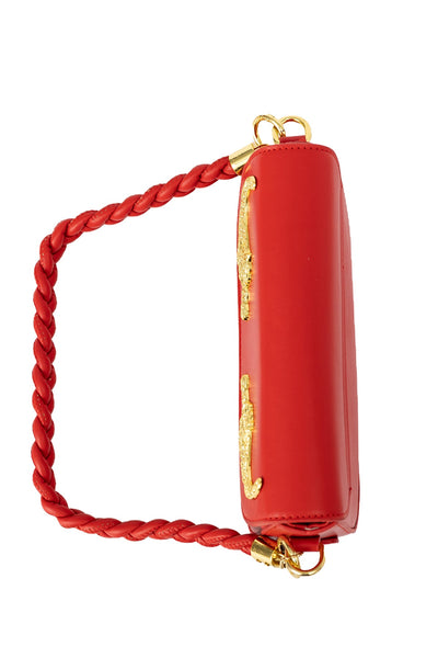 Women's Handbag Scott Cashmere Design - Red Style 1