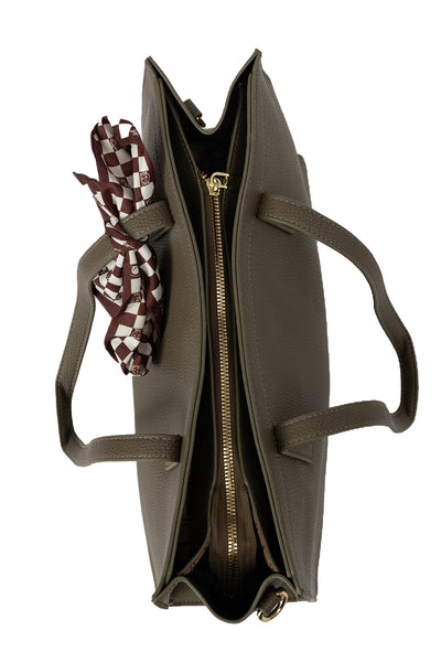 Women's Handbag Scott Cashmere Design - Grey Style 2