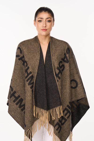 에든버러 차콜 케이프 100% 퓨어 램스울