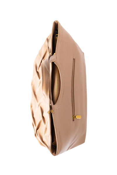 Women's Handbag Scott Cashmere Design - Beige Style 1