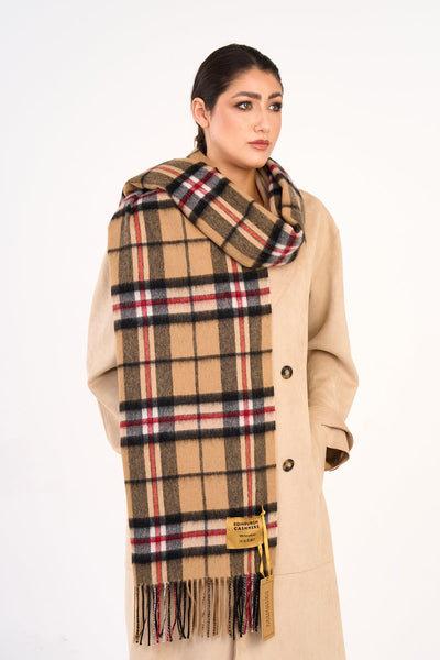 Scarf Luxury Exclusive Iconic Design EC Check Oversized