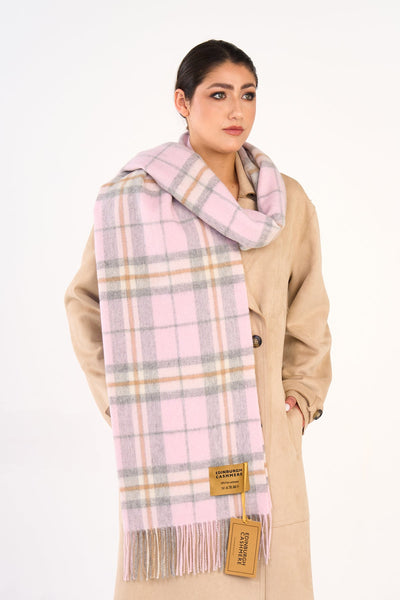 Scarf Luxury Exclusive Iconic Design EC Check Oversized