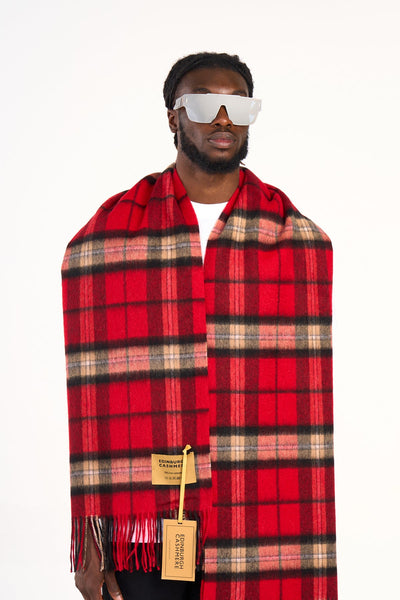 Scarf Luxury Exclusive Iconic Design EC Check Oversized