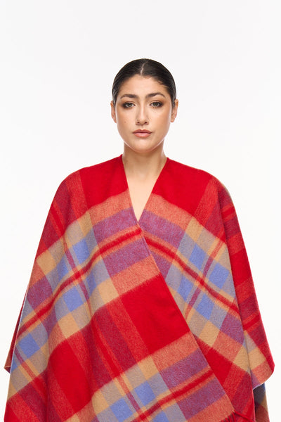 Poncho Designer Exclusive DC Scott - Red Style 6