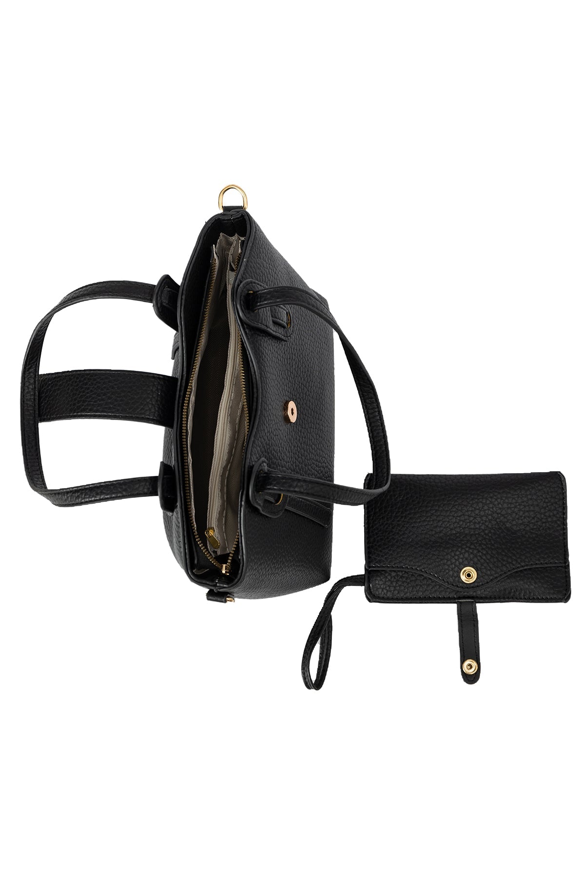 Women's Handbag Scott Cashmere Design - Black Style 17