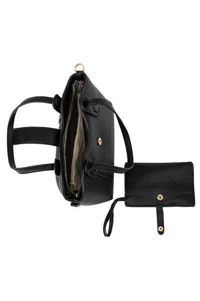 Women's Handbag Scott Cashmere Design - Black Style 17