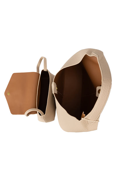 Women's Handbag Scott Cashmere Design - Beige Style 8