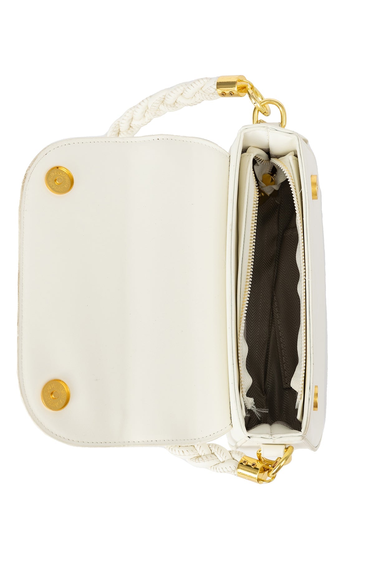 Women's Handbag Scott Cashmere Design - White Style 3