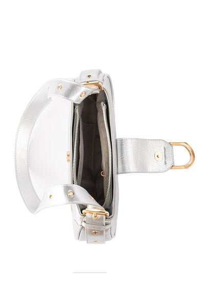 Women's Handbag Scott Cashmere Design - Silver Style 1