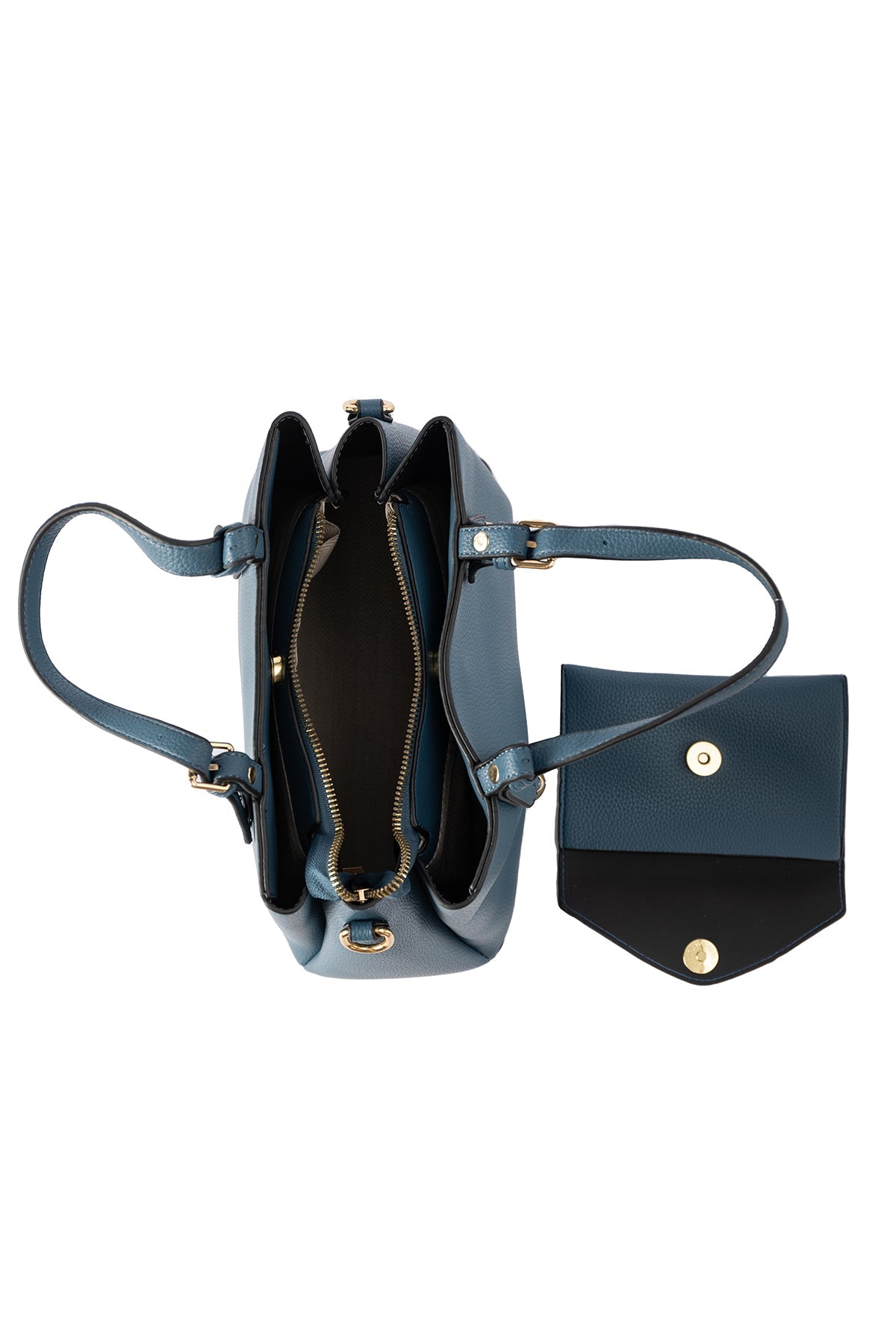 Women's Handbag Scott Cashmere Design - Blue Style 1