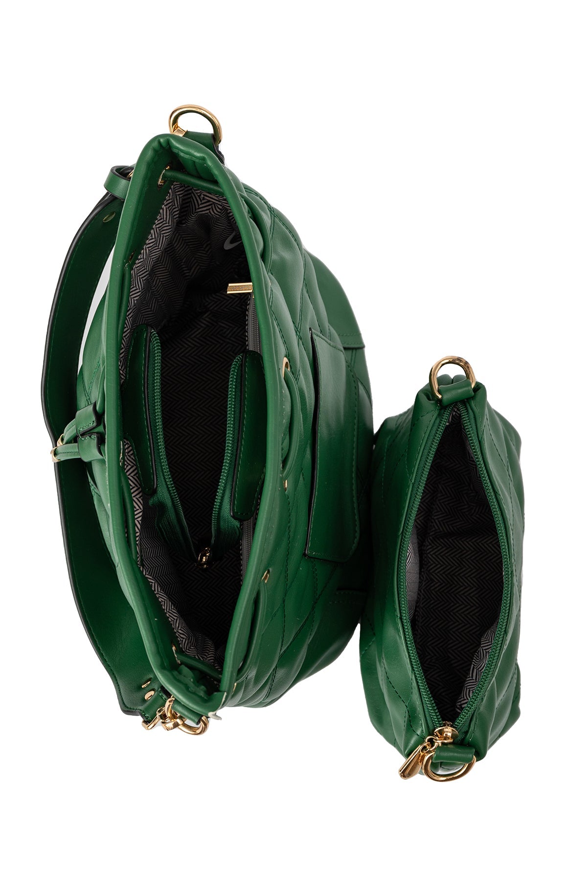 Women's Handbag Scott Cashmere Design - Green Style 4
