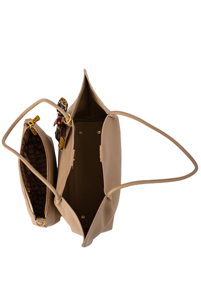 Women's Handbag Scott Cashmere Design - Camel Style 7