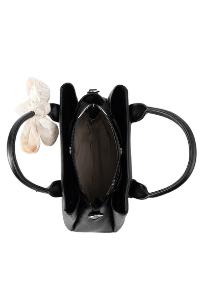 Women's Handbag Scott Cashmere Design - Black Style 9