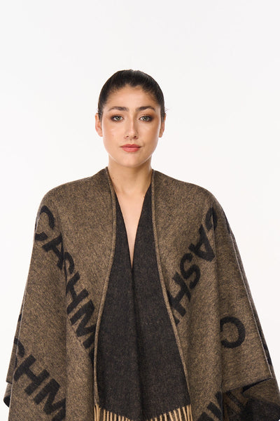 에든버러 차콜 케이프 100% 퓨어 램스울