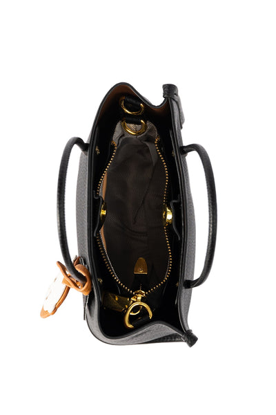 Women's Handbag Scott Cashmere Design - Black Style 8