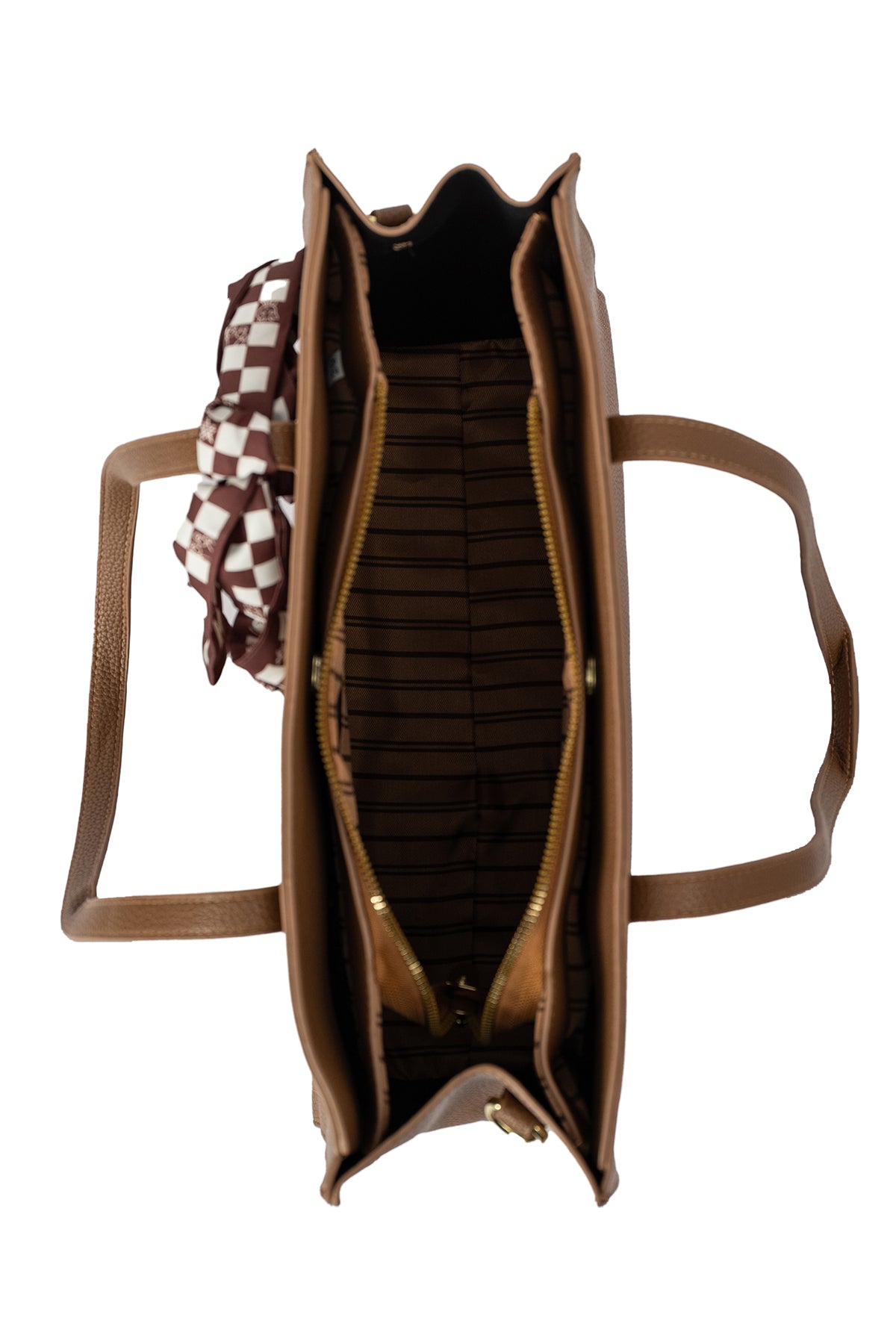 Women's Handbag Scott Cashmere Design - Brown Style 5