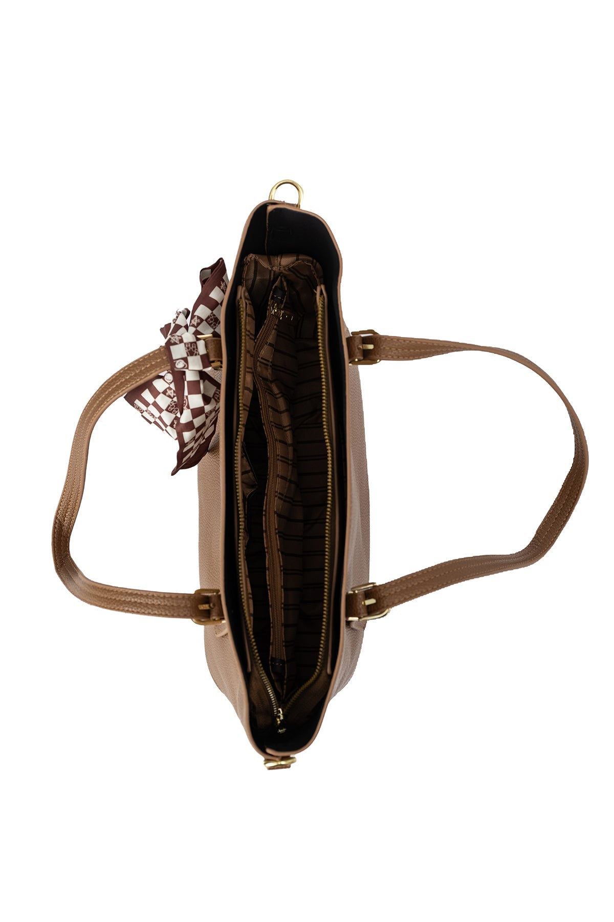 Women's Handbag Scott Cashmere Design - Camel Style 4