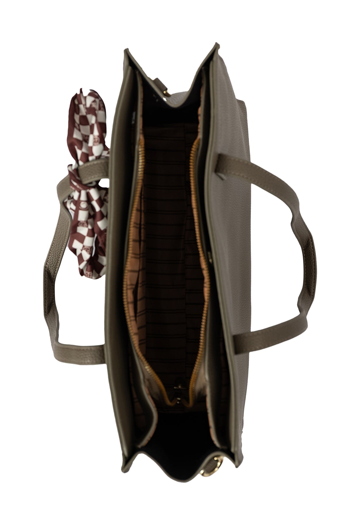 Women's Handbag Scott Cashmere Design - Grey Style 2