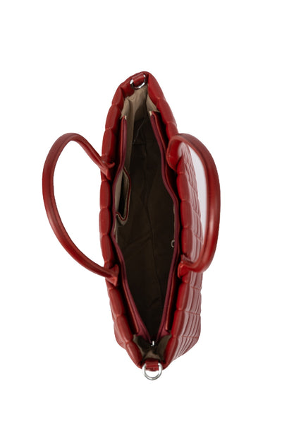 Women's Handbag Scott Cashmere Design - Red Style 2