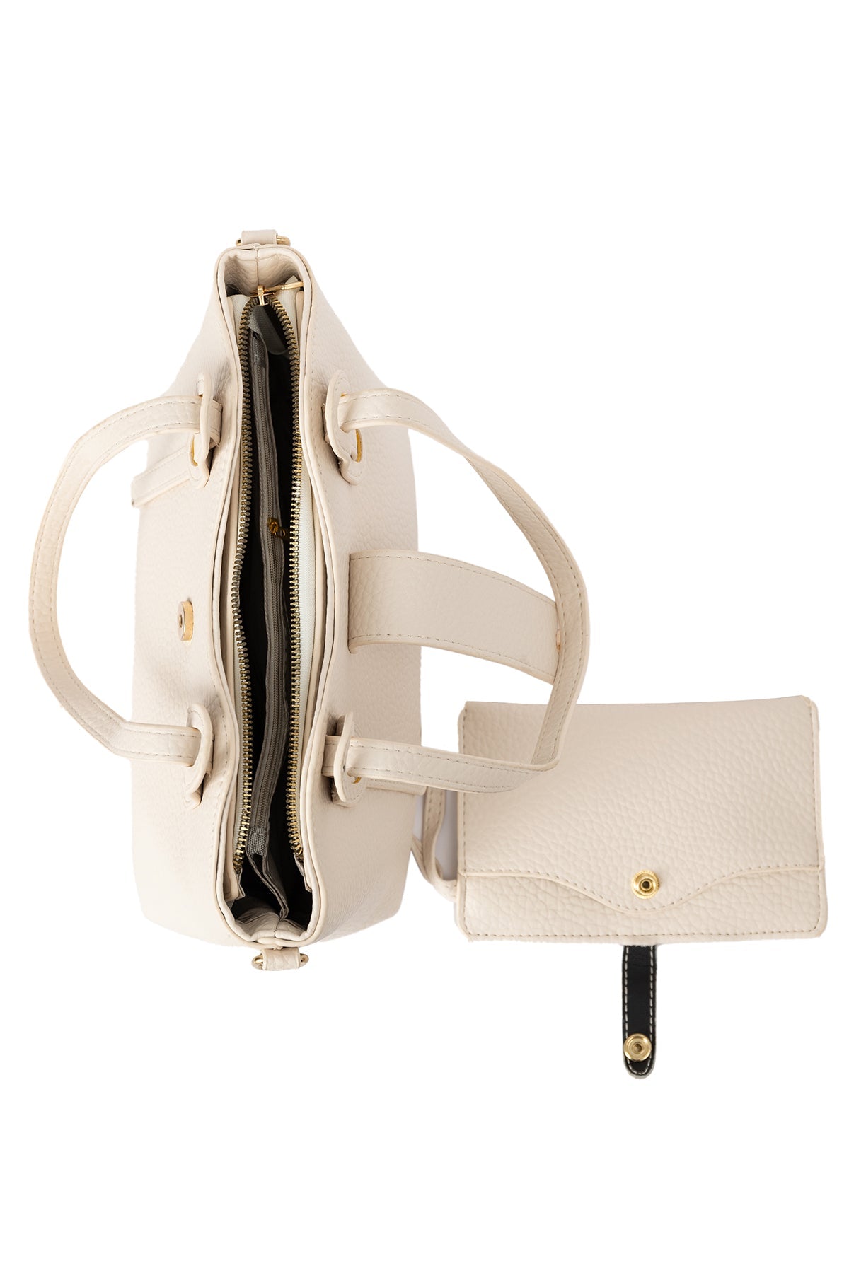 Women's Handbag Scott Cashmere Design - White Style 5