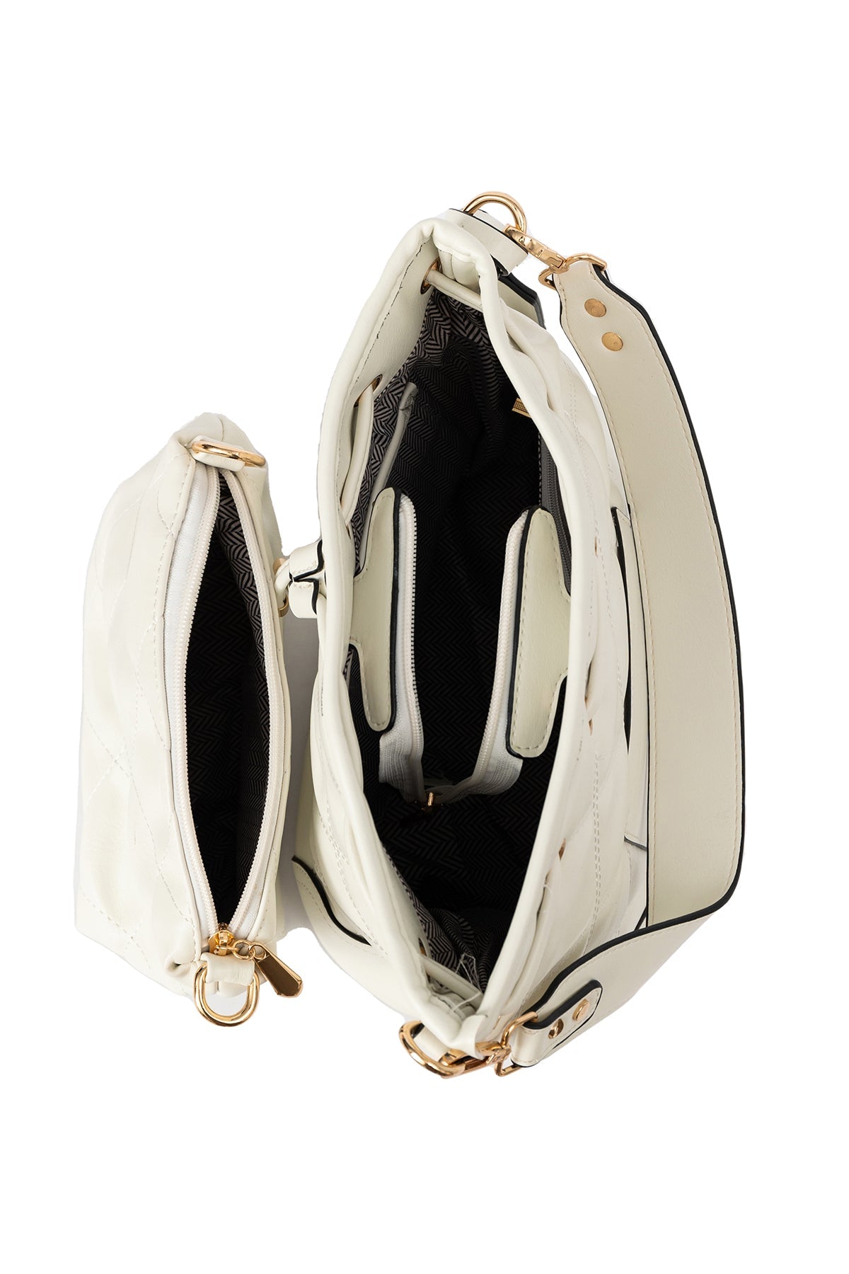 Women's Handbag Scott Cashmere Design - Off White Style 5