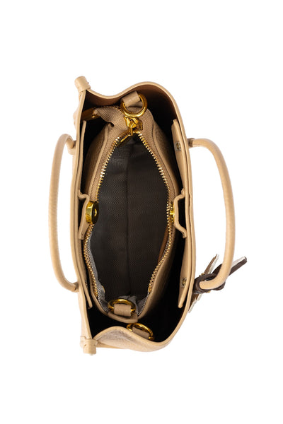 Women's Handbag Scott Cashmere Design - Beige Style 3