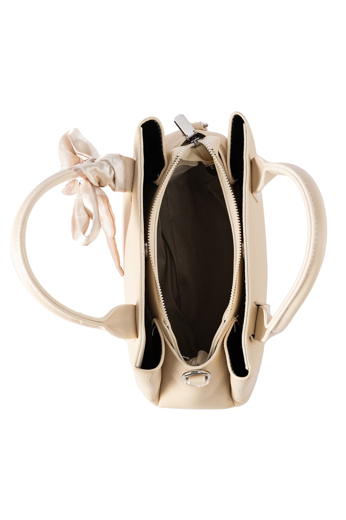 Women's Handbag Scott Cashmere Design - Beige Style 4