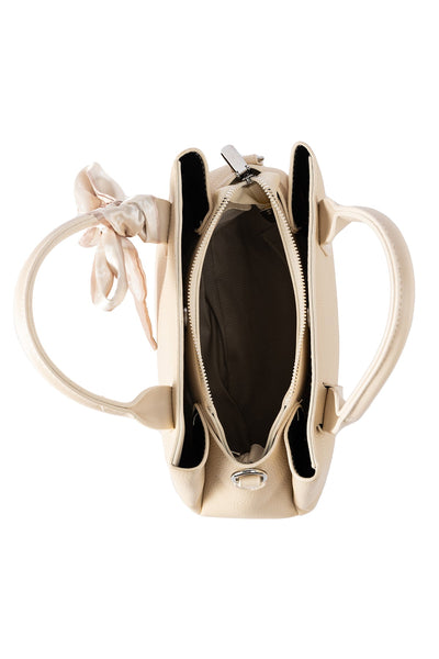 Women's Handbag Scott Cashmere Design - Beige Style 4