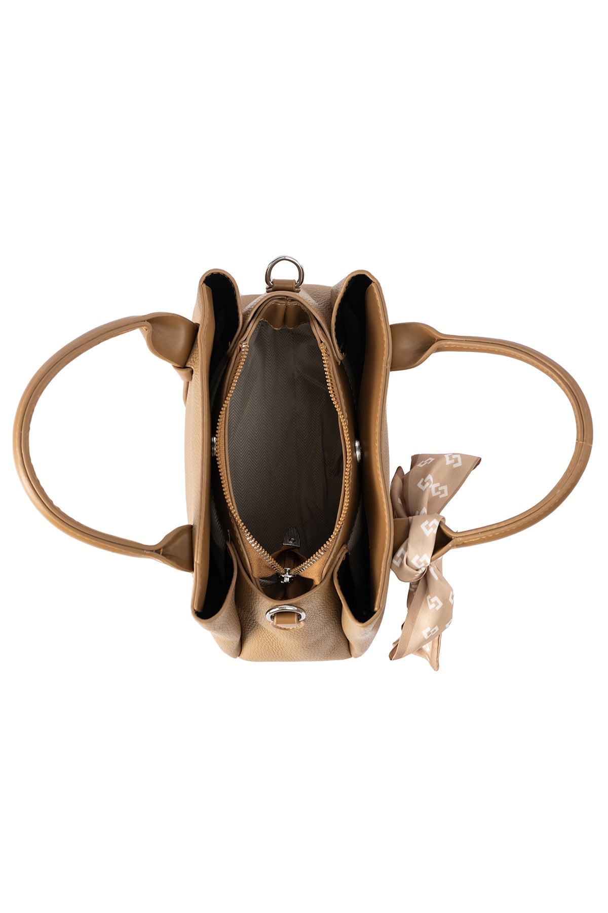 Women's Handbag Scott Cashmere Design - Camel Style 1