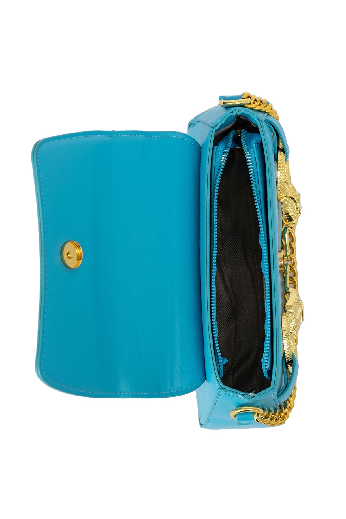 Women's Handbag Scott Cashmere Design - Blue Style 3