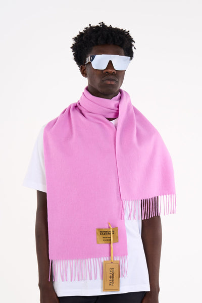 플레인 다크 핑크 스카프 100% Pure Lambswool