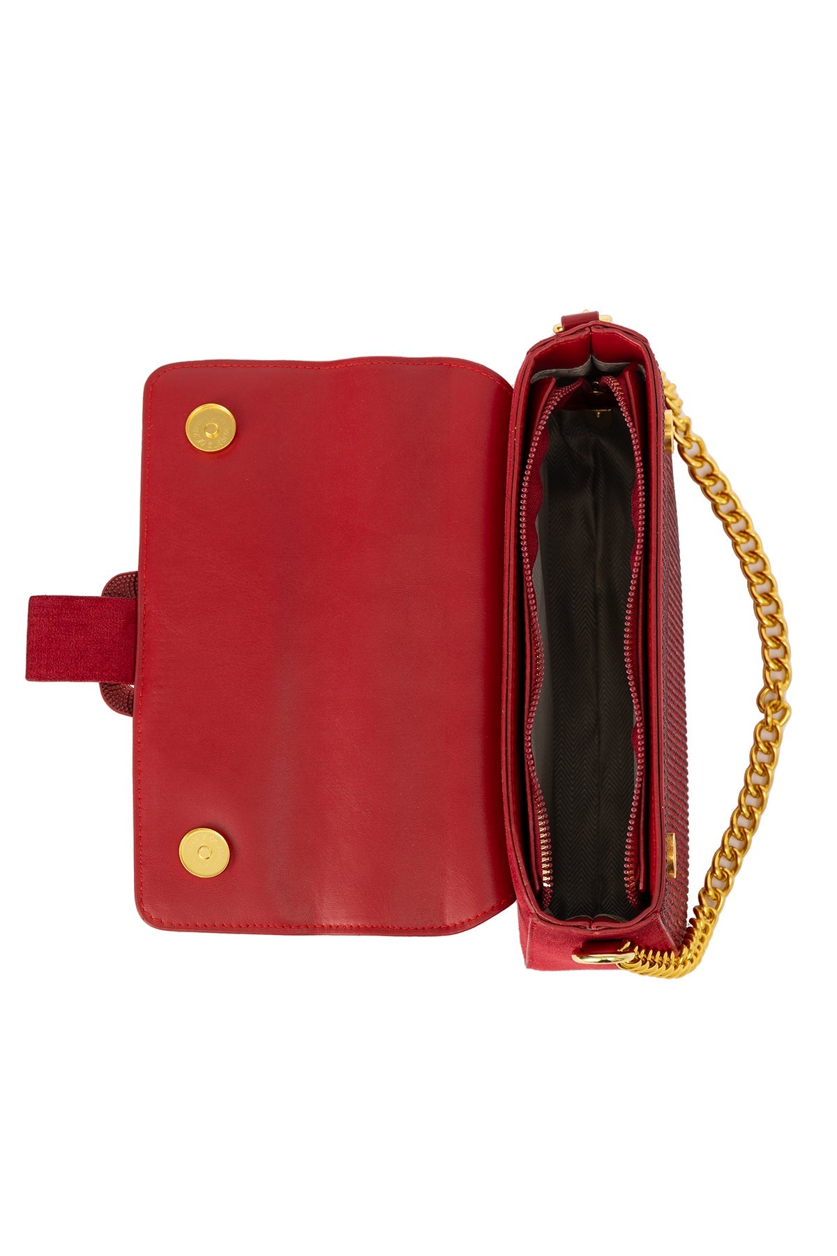 Women's Handbag Scott Cashmere Design - Crystal Red