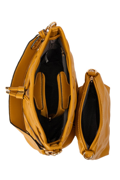 Women's Handbag Scott Cashmere Design - Mustard Style 2